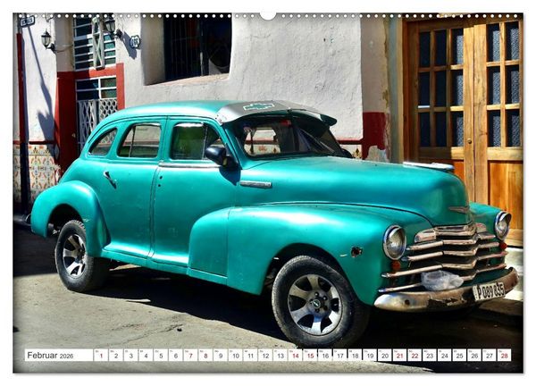 Produktbild: CHEVY - Ganz in Gr&uuml;n (hochwertiger Premium Wandkalender 2026 DIN A2 quer), Kunstdruck in Hochglanz