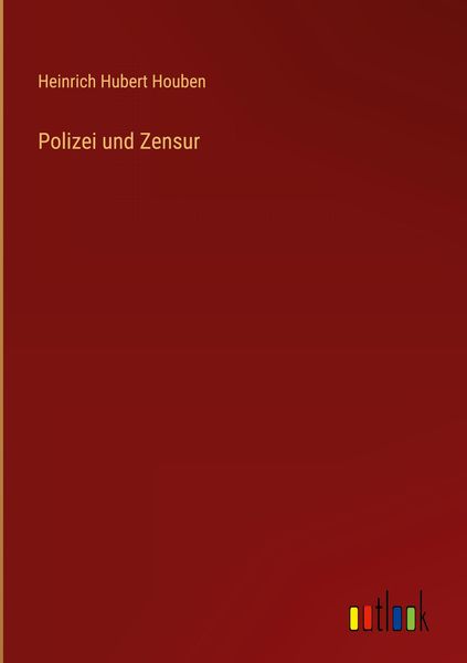 Produktbild: Polizei und Zensur
