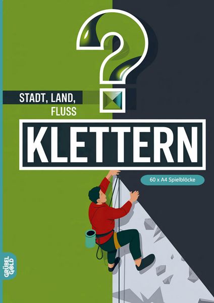 Stadt, Land, Fluss, Klettern, Taschenbuch von Grübelgold Rätselhefte, Grübelgold, 9783693192825