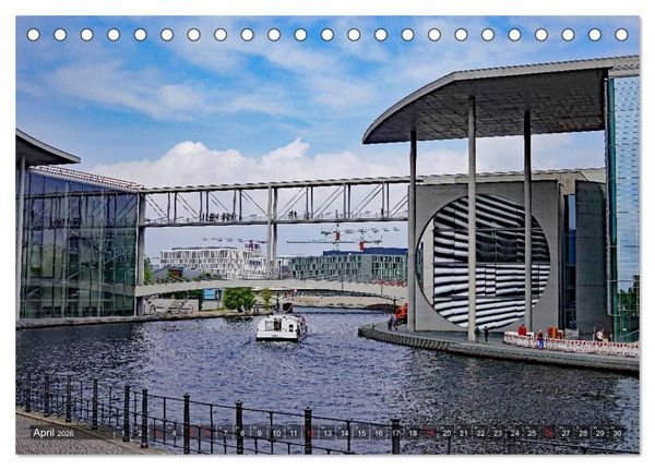 Produktbild: Hauptstadt Berlin (Tischkalender 2026 DIN A5 quer), CALVENDO Monatskalender