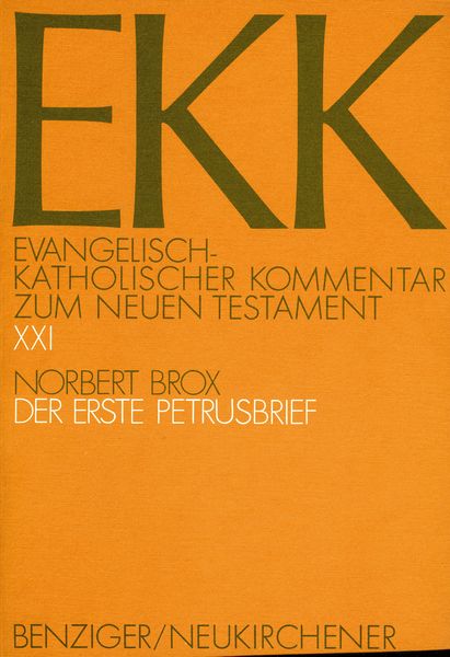 Produktbild: Der erste Petrusbrief, EKK XXI