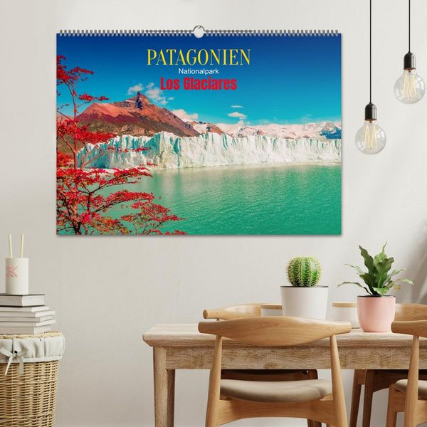 Produktbild: Patagonien, Los Glaciares Nationalpark: Perito Moreno Gletscher (Wandkalender 2026 DIN A2 quer), CALVENDO Monatskalender
