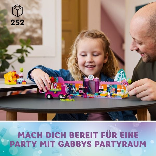 Produktbild: LEGO 4+ Gabbys Puppenhaus Gabbys Partyraum, Disco-Spielset 10797