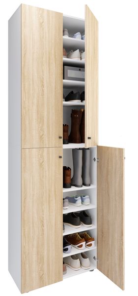 Produktbild: XL Holz Gro&szlig;er Schuhschrank Schuhkommode Lona 10