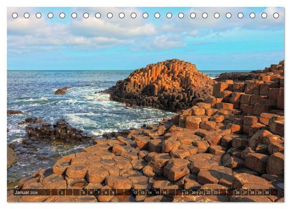 Produktbild: Nordirland und Belfast (Tischkalender 2026 DIN A5 quer), CALVENDO Monatskalender