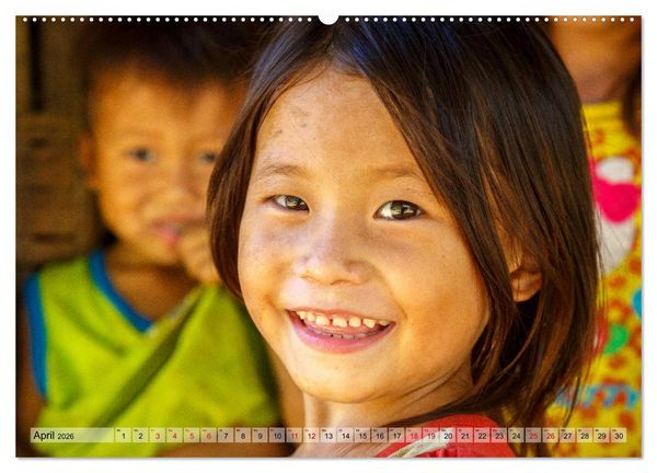 Produktbild: Laos - An den Ufern des Mekong (Wandkalender 2026 DIN A2 quer), CALVENDO Monatskalender