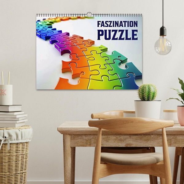 Produktbild: Faszination PUZZLE (Wandkalender 2026 DIN A3 quer), CALVENDO Monatskalender
