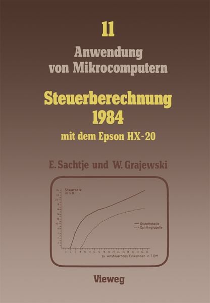 Produktbild: Steuerberechnung 1984 mit dem Epson HX-20