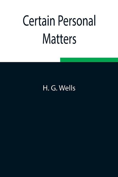 Produktbild: Certain Personal Matters