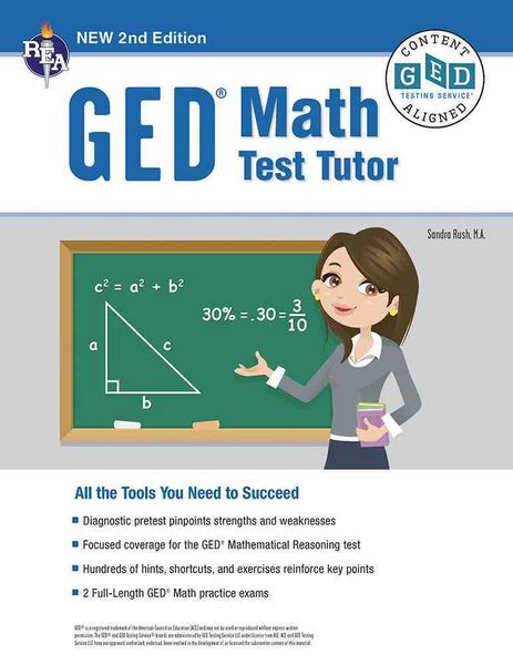 Produktbild: GED Math Test Tutor, for the 2025-2026 GED Test
