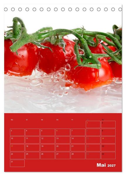 Produktbild: Buntes f&uuml;r die K&uuml;che (Tischkalender 2027 DIN A5 hoch), CALVENDO Monatskalender