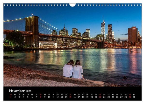 Produktbild: New York (Wandkalender 2026 DIN A3 quer), CALVENDO Monatskalender
