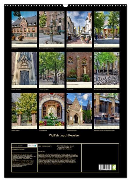 Produktbild: Wallfahrt nach Kevelaer (Wandkalender 2026 DIN A2 hoch), CALVENDO Monatskalender