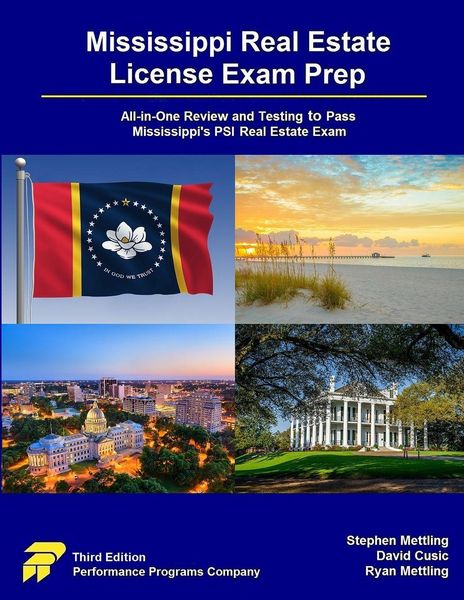 Produktbild: Mississippi Real Estate License Exam Prep