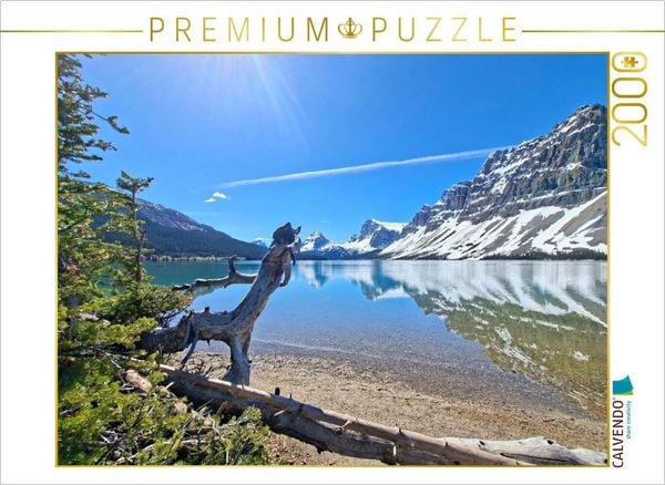 CALVENDO Puzzle Bow Lake, Alberta | 2000 Teile Lege-Größe 90x67cm Foto-Puzzle für glückliche Stunden