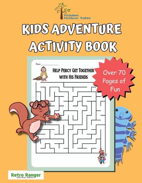 Produktbild: Hidden Hollow Tales Kids Adventure Activity Book