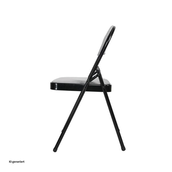 Produktbild: HTI-Living 4er Set Klappst&uuml;hle mit Polsterung Metallgestell und Samtbezug