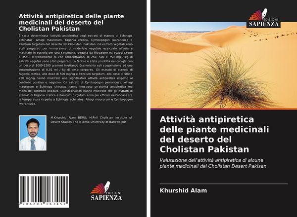 Produktbild: Attivit&agrave; antipiretica delle piante medicinali del deserto del Cholistan Pakistan