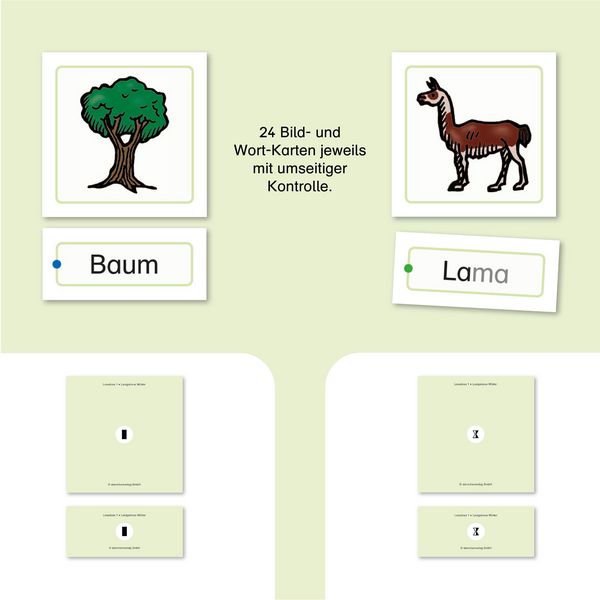 Produktbild: Ich kann W&ouml;rter lesen - Teil 1 - Meine Lesedosen 1-7 im Set