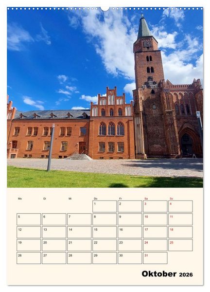 Produktbild: Brandenburg an der Havel - Ein Rundgang (Wandkalender 2026 DIN A2 hoch), CALVENDO Monatskalender