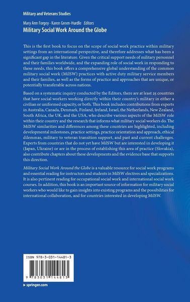 Produktbild: Military Social Work Around the Globe