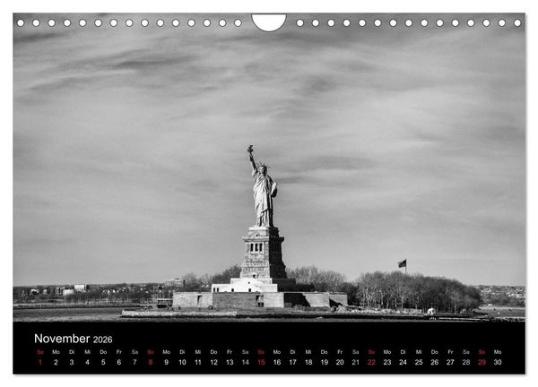 Produktbild: New York 2026 (Wandkalender 2026 DIN A4 quer), CALVENDO Monatskalender