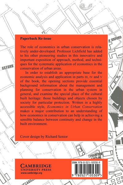 Produktbild: Economics in Urban Conservation