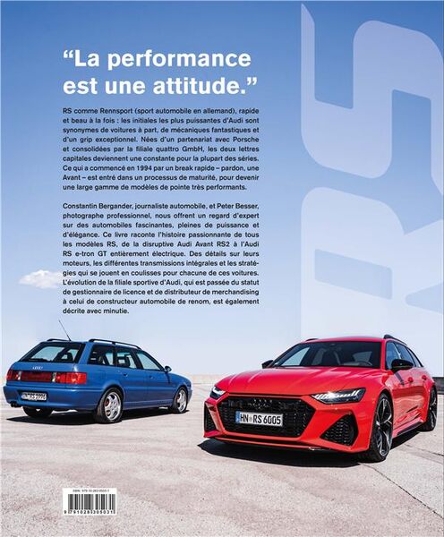 Produktbild: Audi RS : histoire, mod&egrave;les, technique