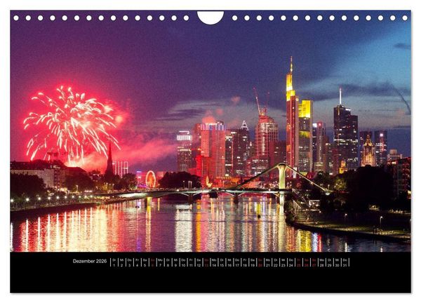 Produktbild: Frankfurt (Wandkalender 2026 DIN A4 quer), CALVENDO Monatskalender