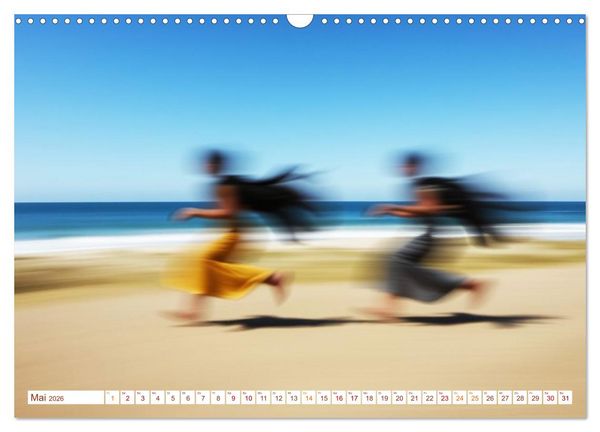 Produktbild: Die Poesie und Kraft des Windes - Windkraft in Bewegung (Wandkalender 2026 DIN A3 quer), CALVENDO Monatskalender