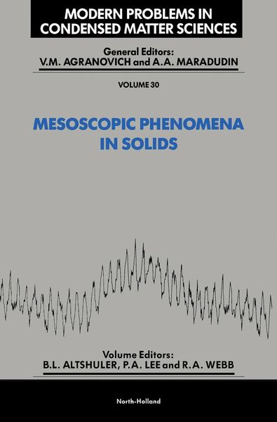 Produktbild: Mesoscopic Phenomena in Solids