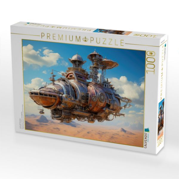 Produktbild: CALVENDO Puzzle Luftschiff-Fantasie | 1000 Teile Lege-Gr&ouml;&szlig;e 64x48cm Foto-Puzzle f&uuml;r gl&uuml;ckliche Stunden