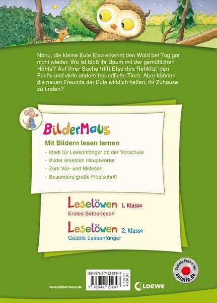Produktbild: Bildermaus - Die kleine Eule sucht ihr Zuhause