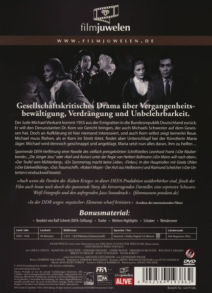 Produktbild: Der Prozess wird vertagt (DEFA Filmjuwelen)