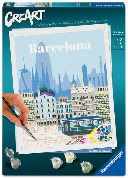 Produktbild: CreArt Adults Trend - Farbenfrohes Barcelona