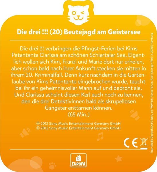 Produktbild: tigercard - Die drei !!! - Folge 20: Beutejagd am Geistersee