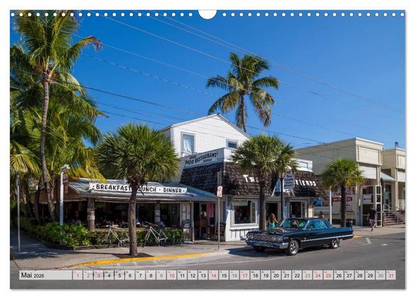 Produktbild: FLORIDA KEYS UND KEY WEST Malerische Reiseroute (Wandkalender 2026 DIN A3 quer), CALVENDO Monatskalender