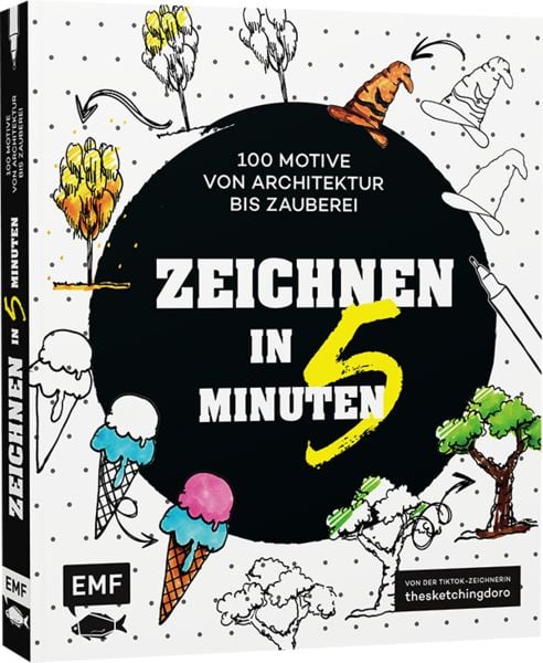 Produktbild: Zeichnen in 5 Minuten &ndash; 100 Motive von Architektur bis Zauberei