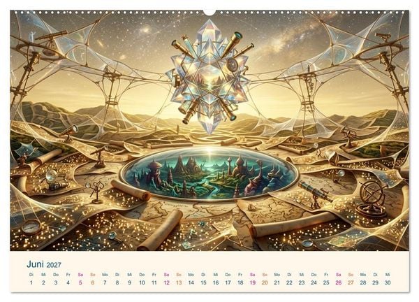 Produktbild: Geografie der Seele - Gef&uuml;hle als Landschaften (Wandkalender 2027 DIN A2 quer), CALVENDO Monatskalender