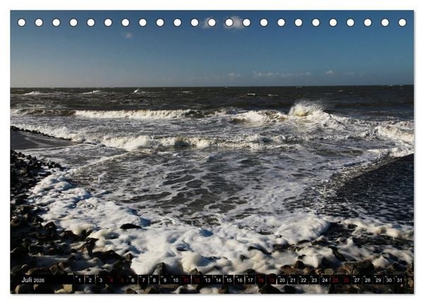 Produktbild: Insel Baltrum, Perle im Ostfriesischen Wattenmeer (Tischkalender 2026 DIN A5 quer), CALVENDO Monatskalender