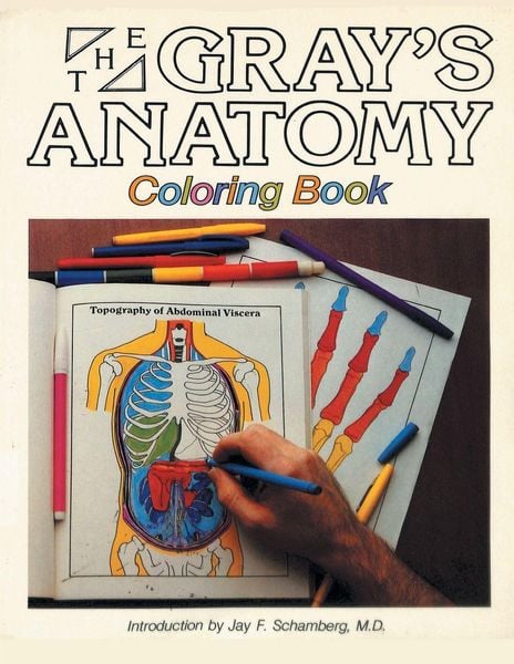 Produktbild: Gray's Anatomy Coloring Book