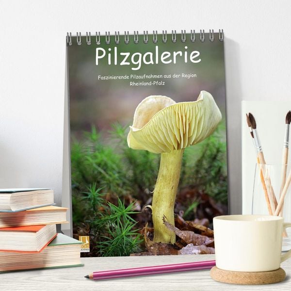 Produktbild: Pilzgalerie - Faszinierende Pilzaufnahmen aus der Region Rheinland-Pfalz (Tischkalender 2026 DIN A5 hoch), CALVENDO Monatskalender