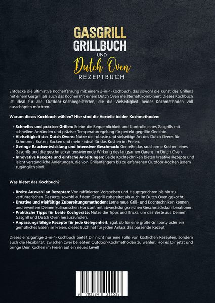 Produktbild: Gasgrill Grillbuch und Dutch Oven Rezeptbuch