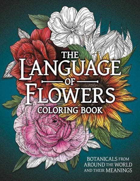 Produktbild: The Language of Flowers Coloring Book