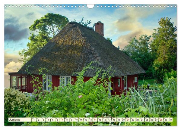Produktbild: Idyllische Reetdachh&auml;user (Wandkalender 2026 DIN A3 quer), CALVENDO Monatskalender