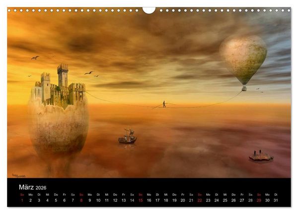 Produktbild: Der Fantasy Kalender (Wandkalender 2026 DIN A3 quer), CALVENDO Monatskalender