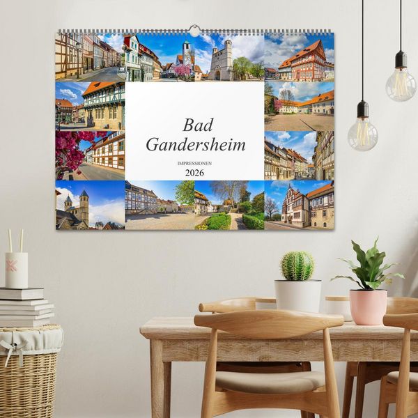 Produktbild: Bad Gandersheim Impressionen (Wandkalender 2026 DIN A2 quer), CALVENDO Monatskalender