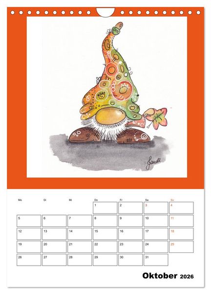 Produktbild: WichtelParade (Wandkalender 2026 DIN A4 hoch), CALVENDO Monatskalender
