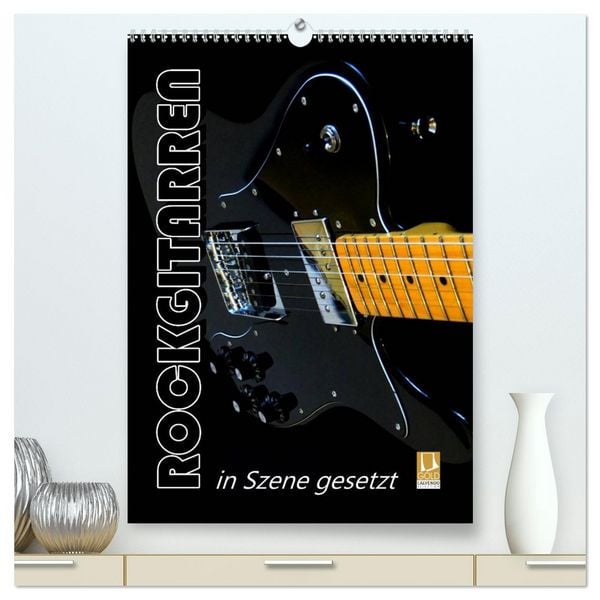 Produktbild: ROCKGITARREN in Szene gesetzt / Geburtstagskalender (hochwertiger Premium Wandkalender 2026 DIN A2 hoch), Kunstdruck in Hochglanz