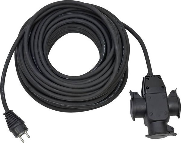 Produktbild: Brennenstuhl 1167820301 Strom Verl&auml;ngerungskabel Schwarz 25.00 m H05RN-F 3G 1,5 mm&sup2;